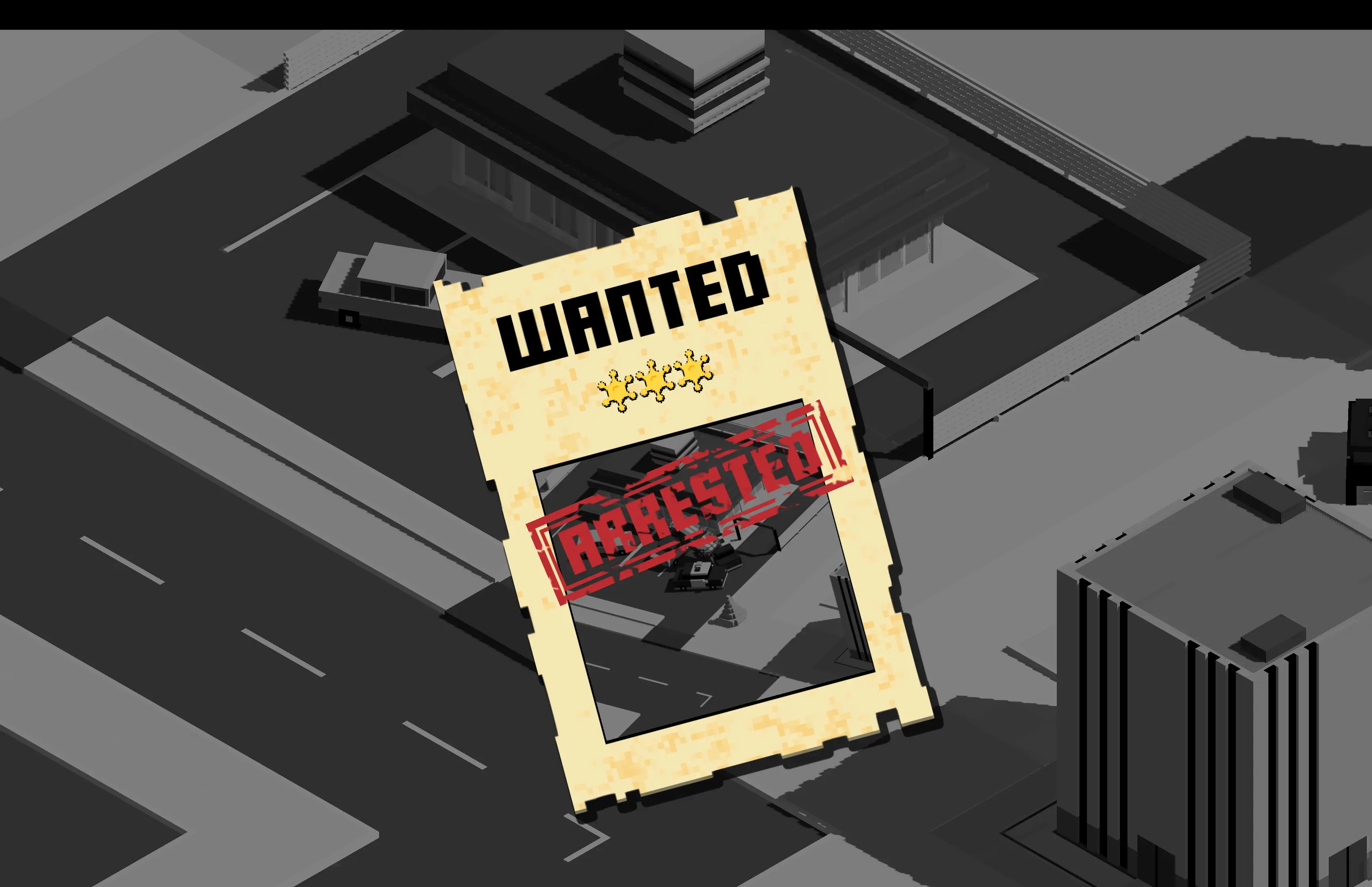 Escape Road wanted poster